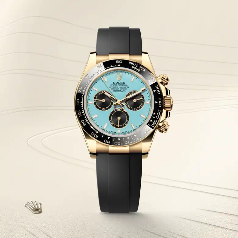 ROLEX Cosmograph デザイン 掛時計 Rolex Cosmograph Daytona 18 kt yellow gold, M126518LN-0014